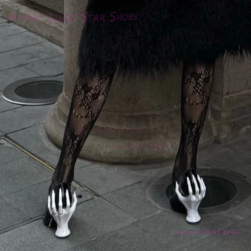Pink Hand Shaped Strange Heel  – Patent Leather Pump Bewertung und Preis