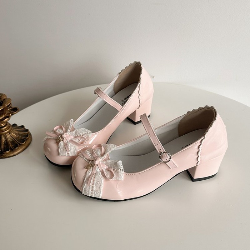 Sweet Lolita Butterfly-knot Wo – Patent Leather Pump Bewertung und Preis