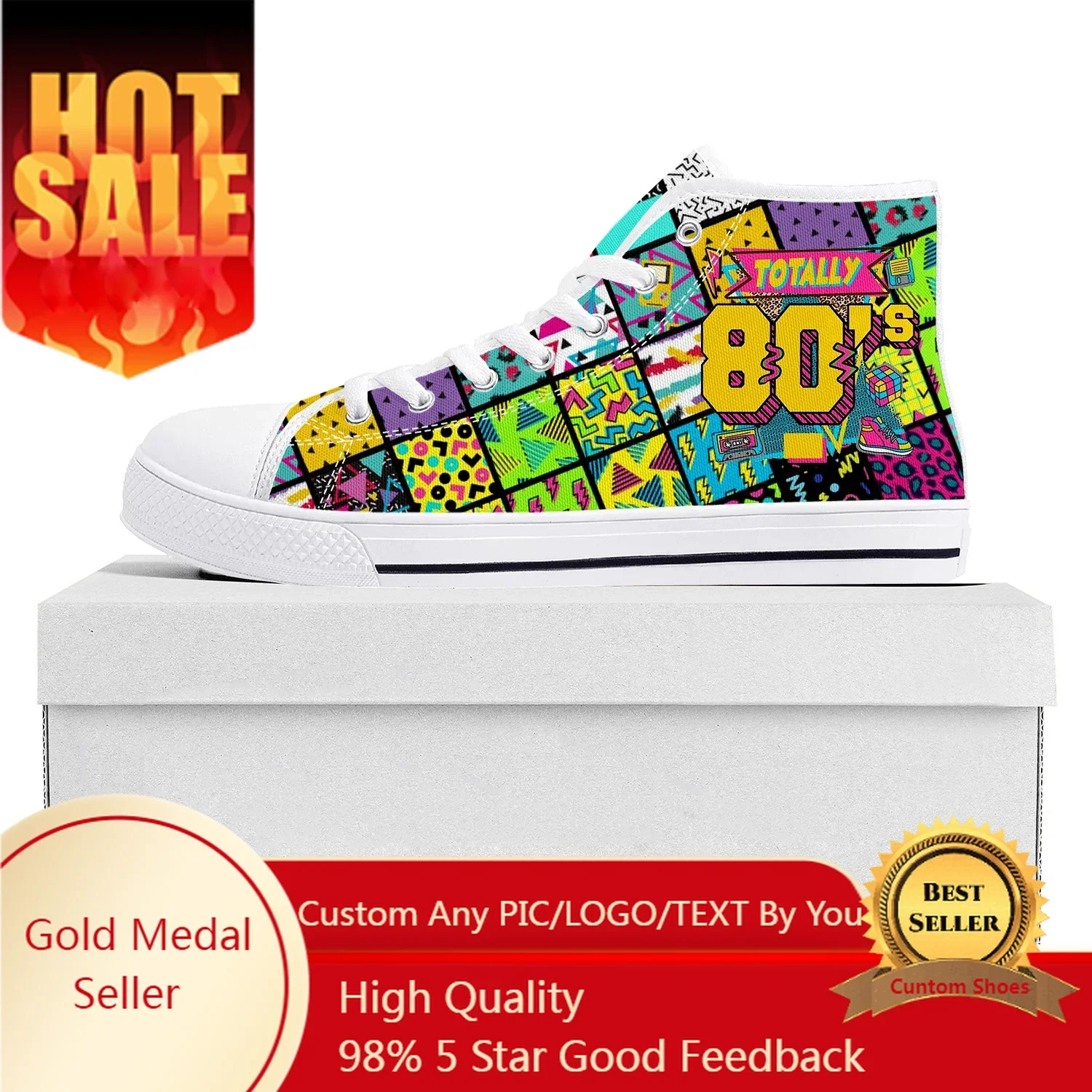 Funny Retro 80s 90s Icons High – Women'S Shoes In The 90S Bewertung und Preis