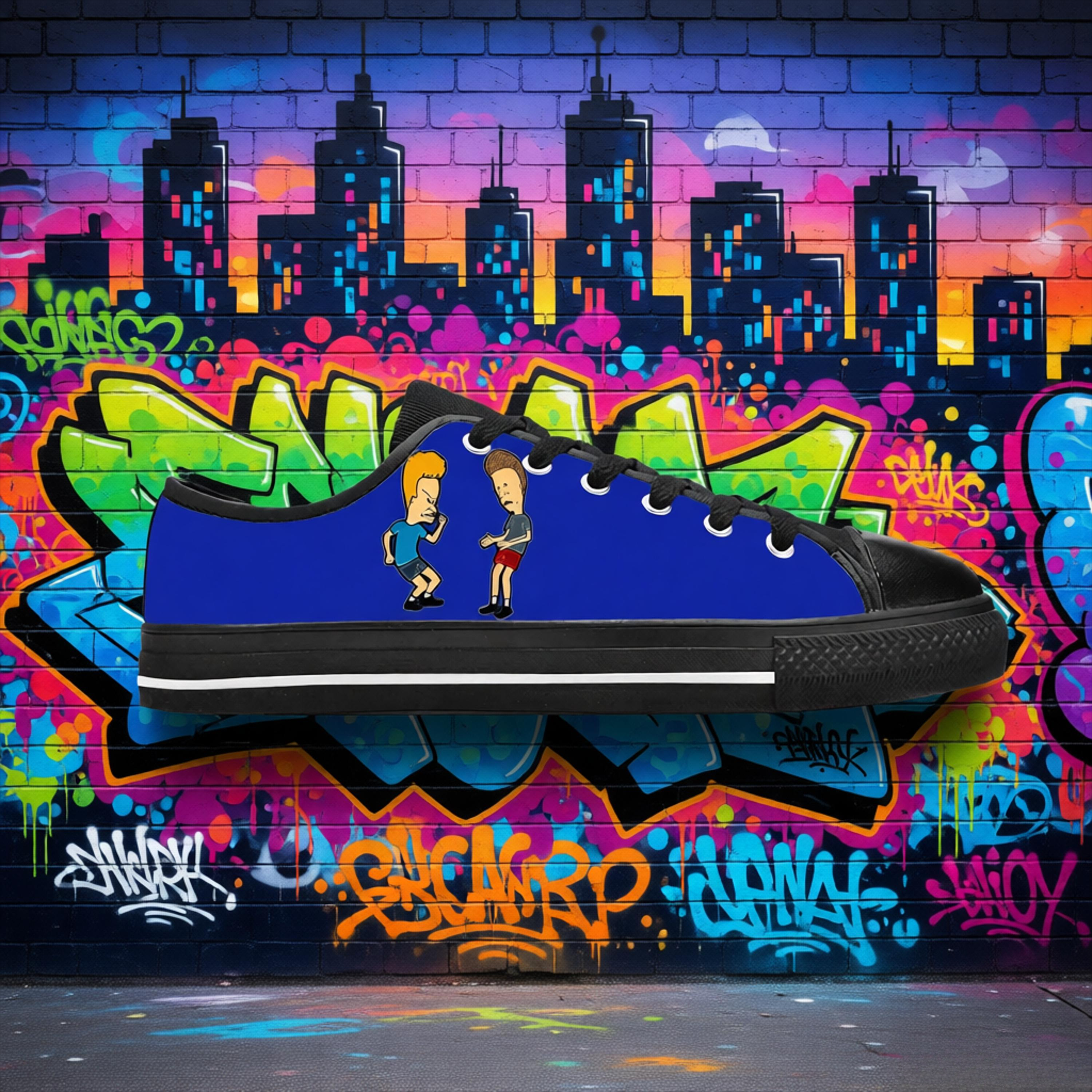 Beavis Cartoon Print Shoes Men – Women'S Shoes In The 90S Bewertung und Preis