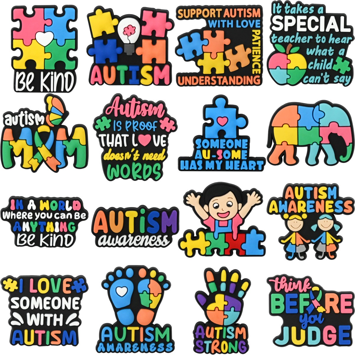 16-100pcs Be Kind Autism Shoe  – Women Shoes Kinds Bewertung und Preis