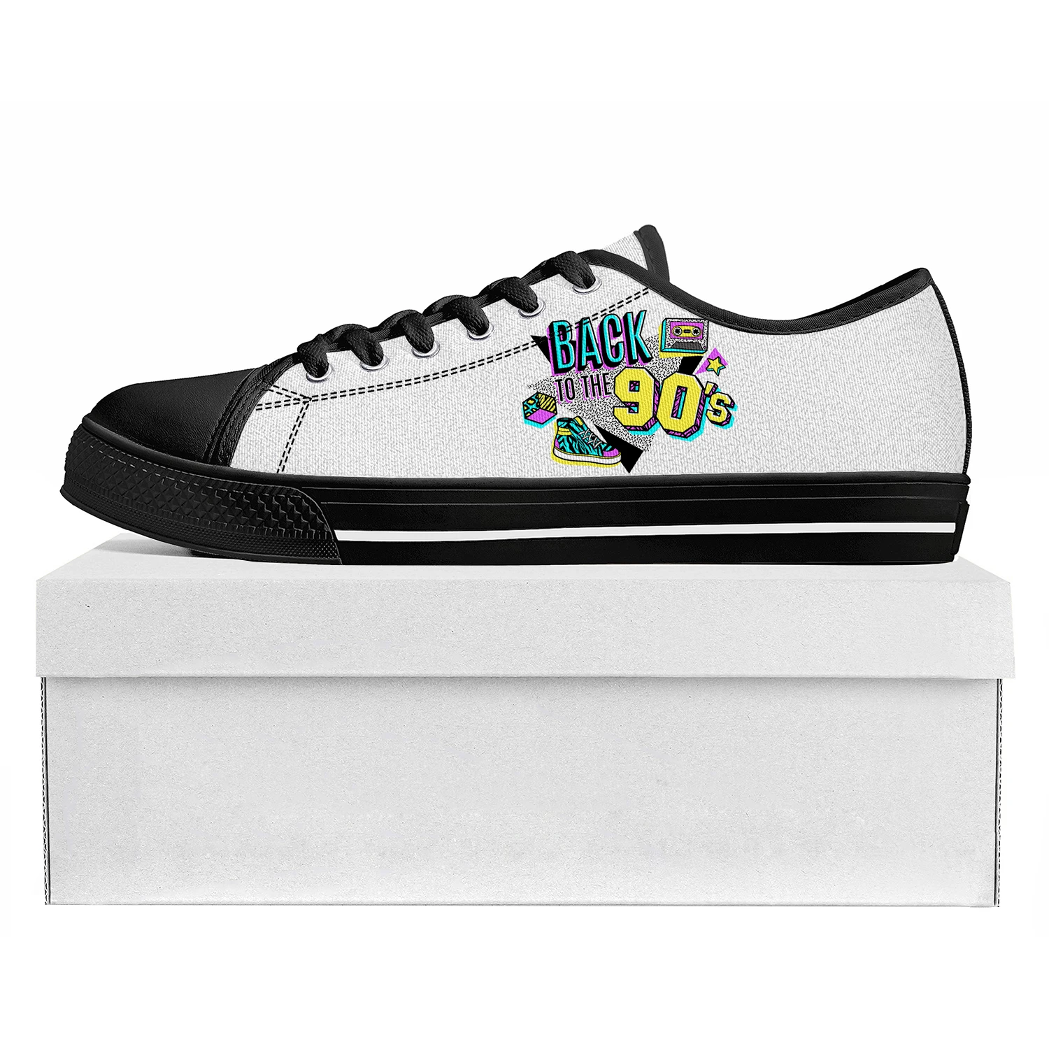 Funny Retro 80s 90s Icons Low  – Women'S Shoes In The 90S Bewertung und Preis