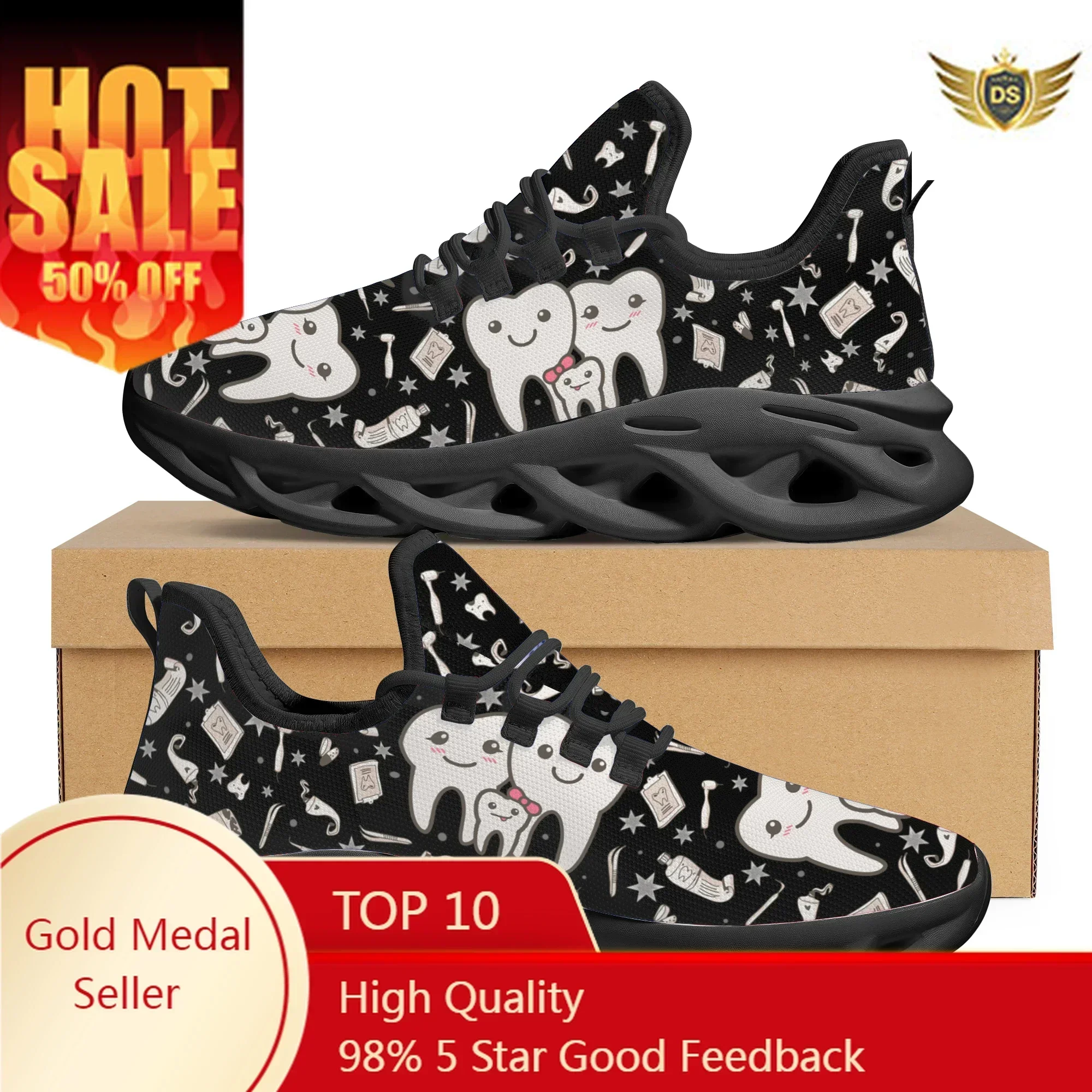 Cute Dental Design Sneakers La – Women Shoes Sneakers Bewertung und Preis