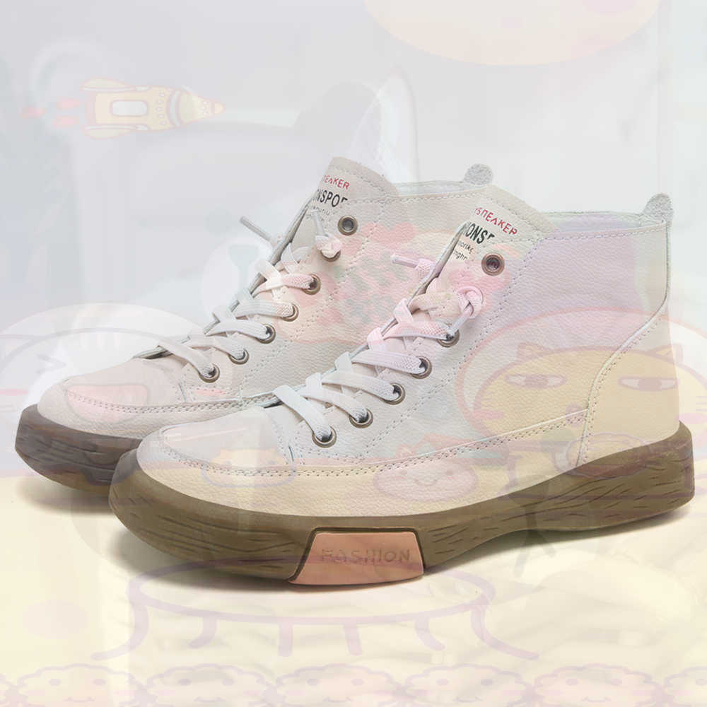 High Top Hi Cut Offers Skatebo – Women Shoes Brown Colour Bewertung und Preis
