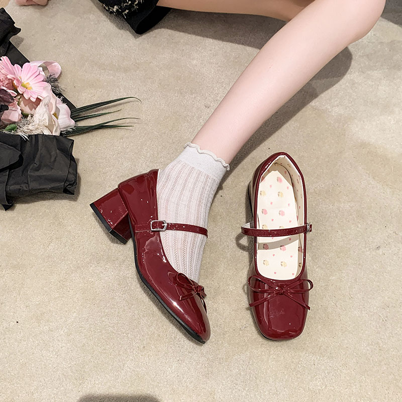 Bow-knot High-heeled Patent Le – Patent Leather Pump Bewertung und Preis