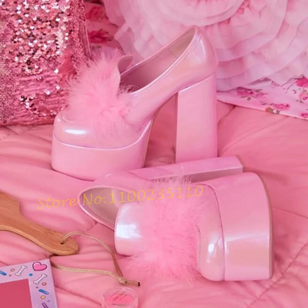 Pink Pom Platform Loafers Shoe – Women'S Shoes Vegan Bewertung und Preis