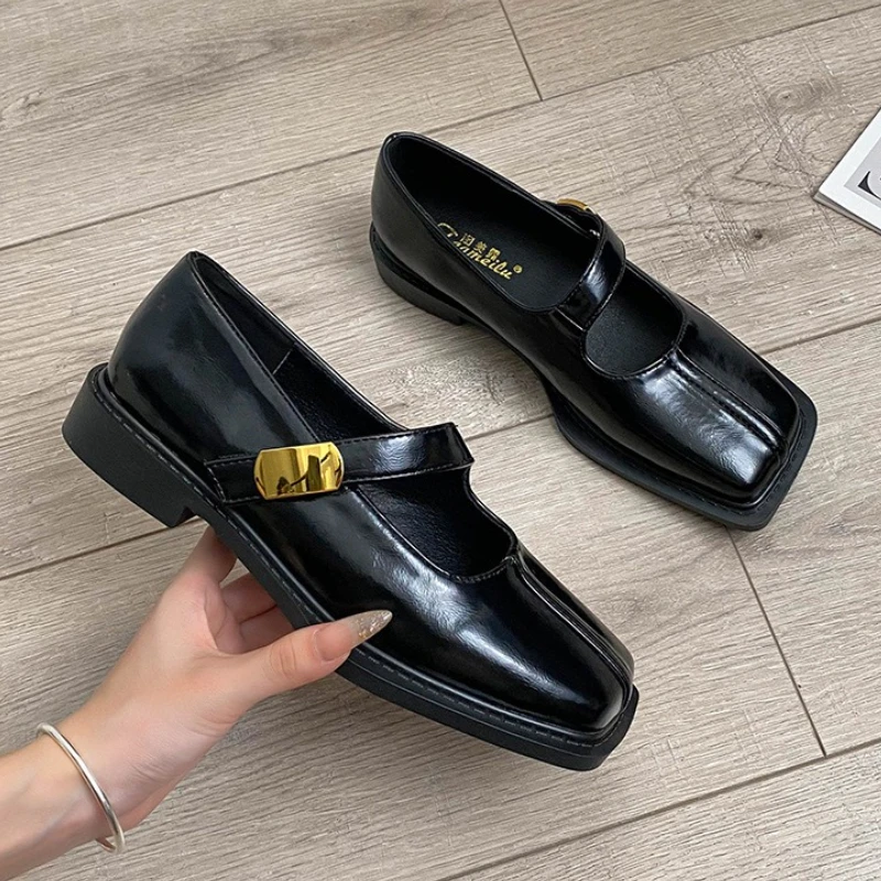 French Style Square Toe Low He – Women'S Shoes Quality Bewertung und Preis