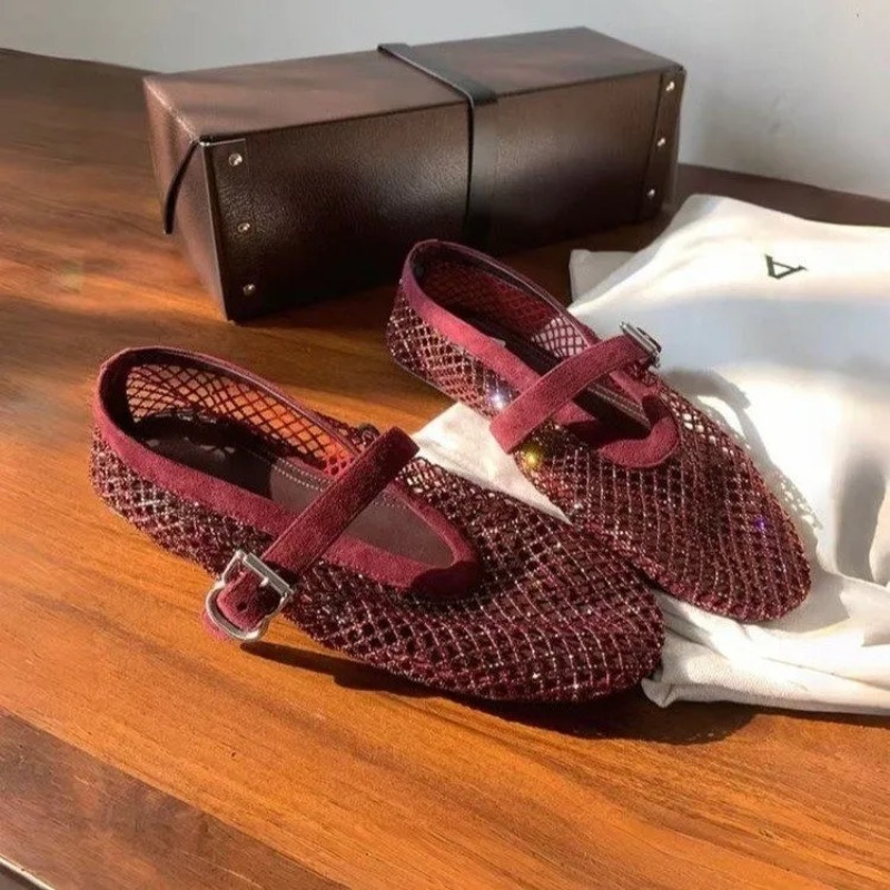 Hollow Rhinestone Baotou Sanda – Women Shoes Casual Bewertung und Preis