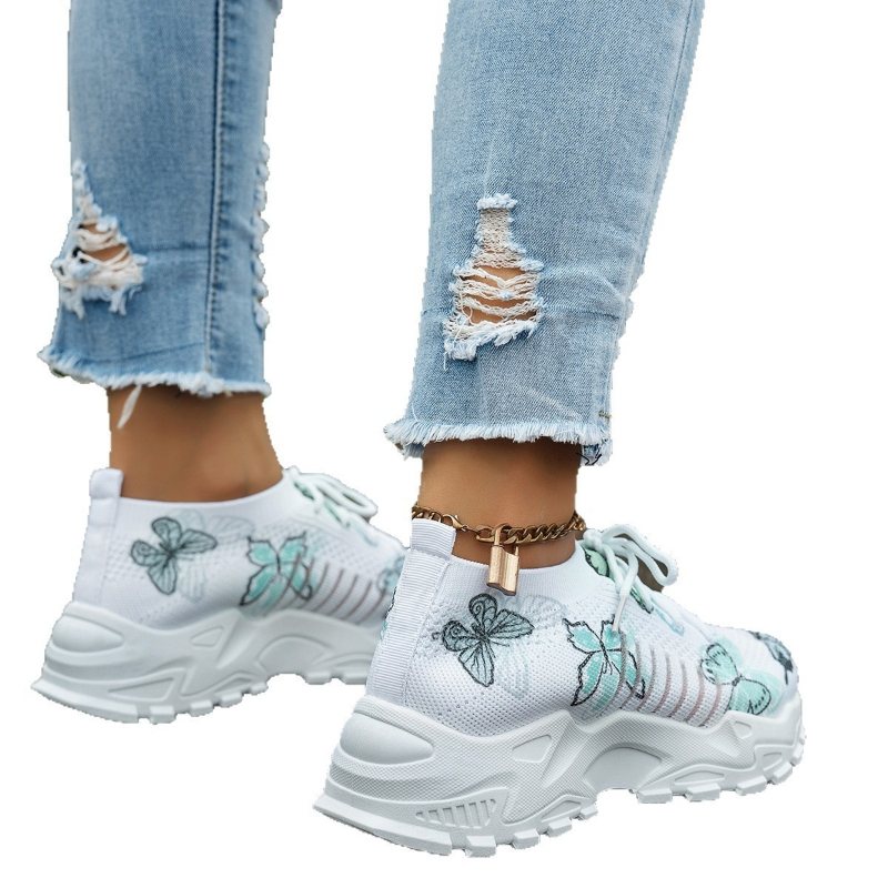 Women Butterfly Print Mesh Sne – Women Shoes Store Bewertung und Preis