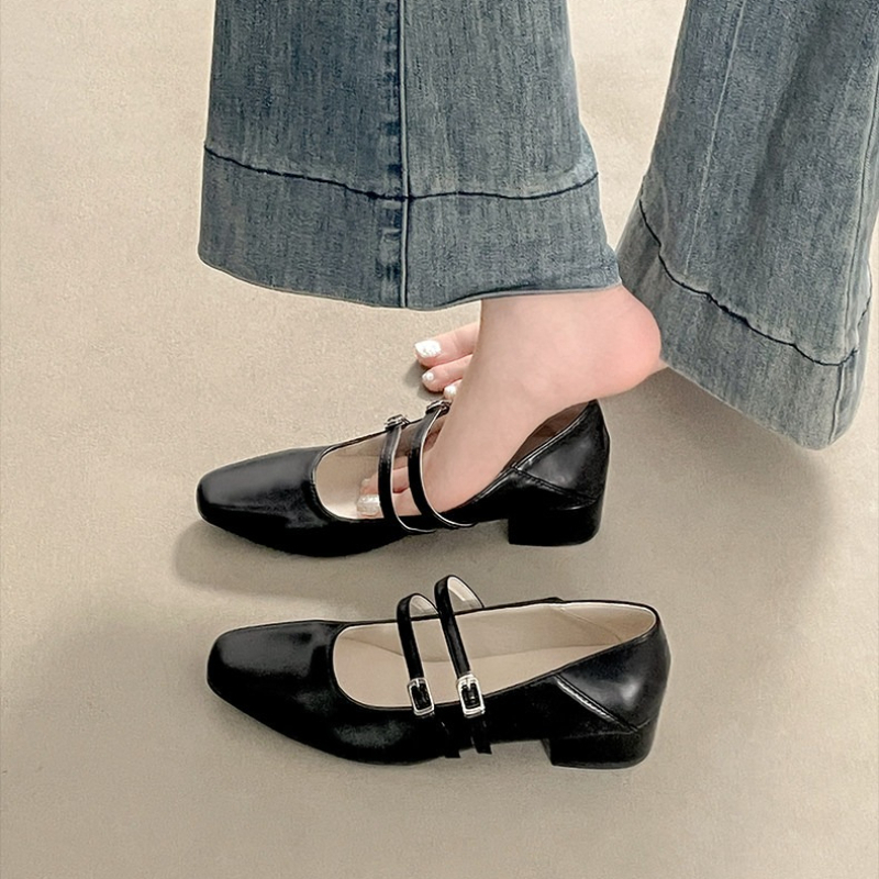 Square Toe Low Heel Women Silv – Women Shoes Casual Bewertung und Preis