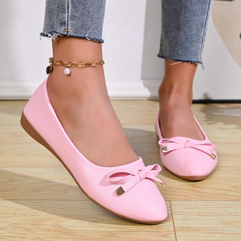 Bow Shallow Mouth Soft Sole Co – Women Shoes Casual Bewertung und Preis