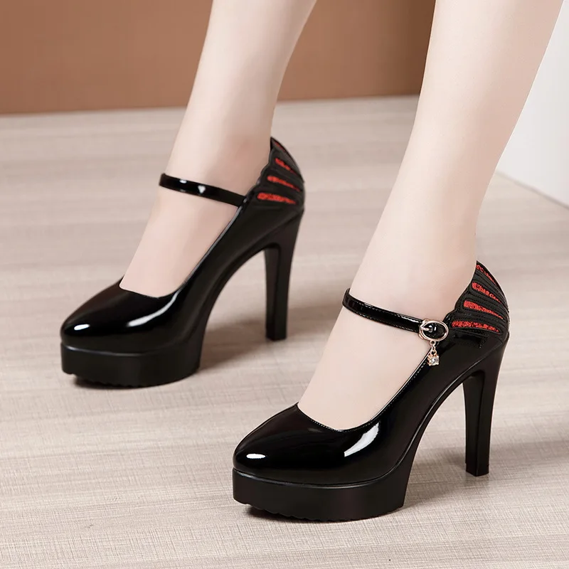11cm Small Size 32-43 White We – Patent Leather Pump Bewertung und Preis