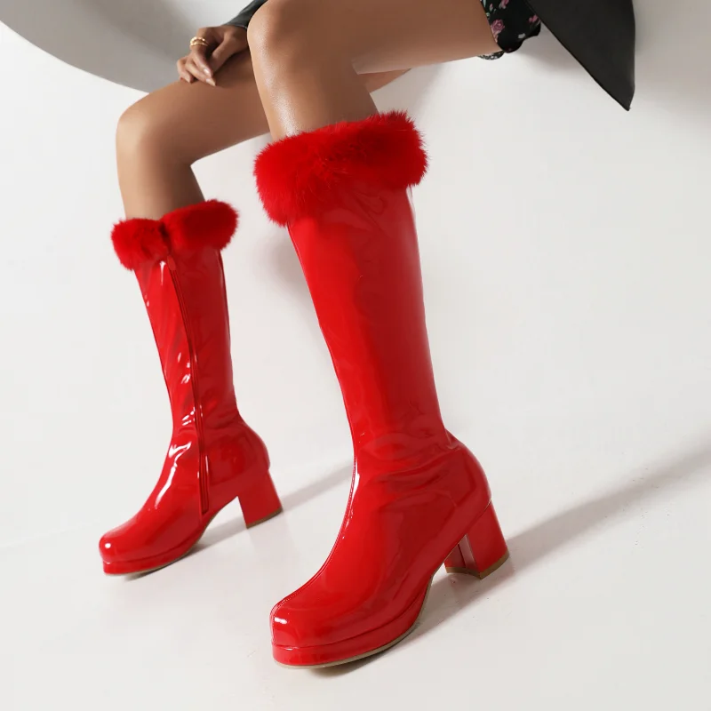 2025 Sweet Style Rabbit Fur Ca – Women Shoes Kinds Bewertung und Preis