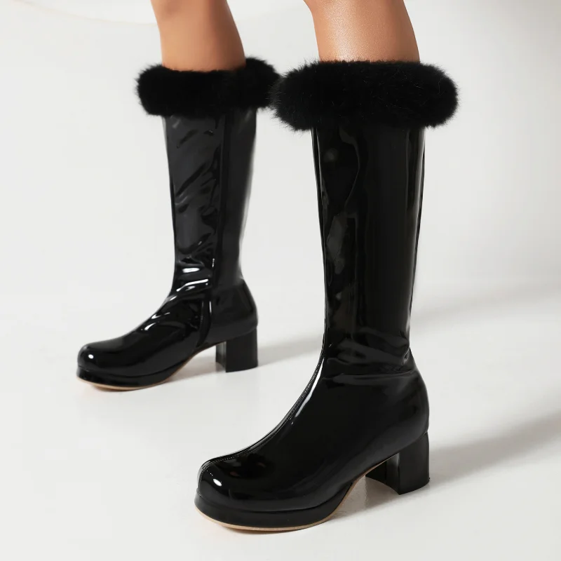 2025 Sweet Style Rabbit Fur Ca – Women Shoes Kinds Bewertung und Preis